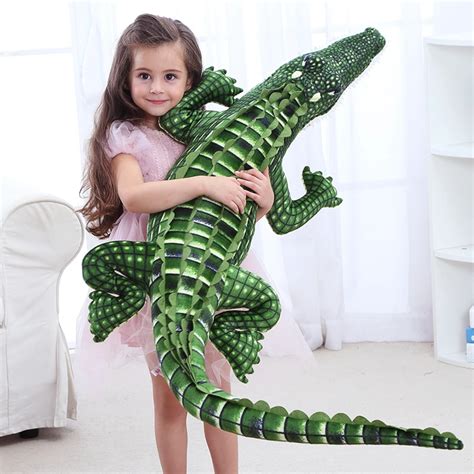 105 200cm Stuffed Animal Real Life Alligator Plush Toy Simulation Crocodile Dolls Kawaii Ceative ...