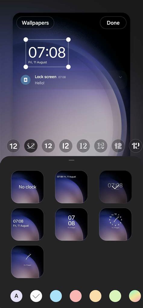 Samsung One Ui To Have Unlimited Font Options For Lock Screen Clock