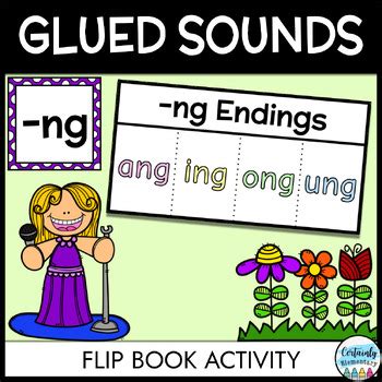 Ng Endings Flip Book Ang Ing Ong Ung Glued Welded Sounds Activity