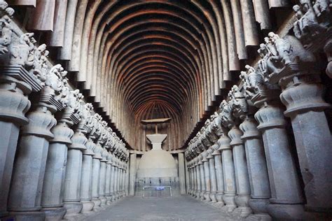 karle caves lonavala india dharma records