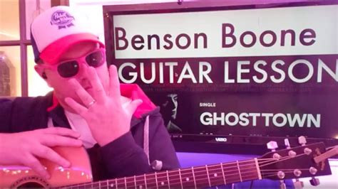 How To Play GHOST TOWN Benson Boone Guitar Tutorial Beginner Lesson