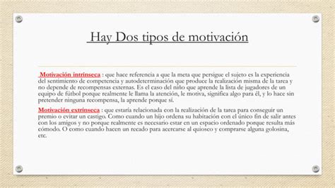 La Importancia De La Motivación En El Aprendizaje Ppt