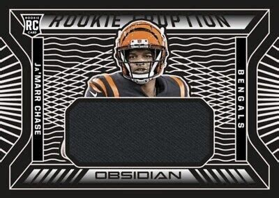 Obsidian Jamarr Chase Rookie Eruption Patch Rc Nfl Blitz Digital