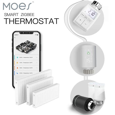 Moes Tuya ZigBee 3 0 TRV smart heizkörper antrieb programmierbare