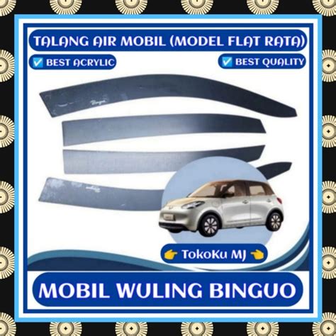 Jual TALANG AIR MOBIL WULING BINGUO MODEL FLAT 4 PINTU FULL SET