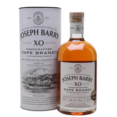 Joseph Barry Xo Cape Brandy 750ml Bar Keeper