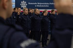 Nowi Funkcjonariusze W Szeregach Podlaskiej Policji Podlaskie