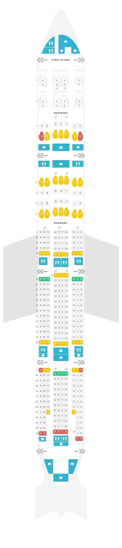 Delta Boeing Er Seat Map Infoupdate Org