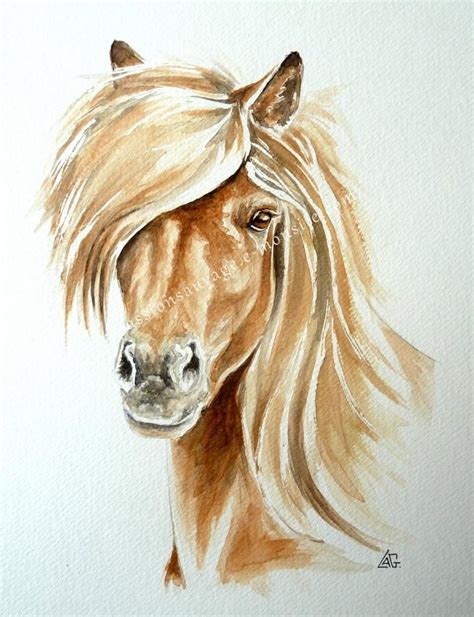 Cheval sauvage #surfing #surfing #dessin | Horse drawings, Watercolor ...