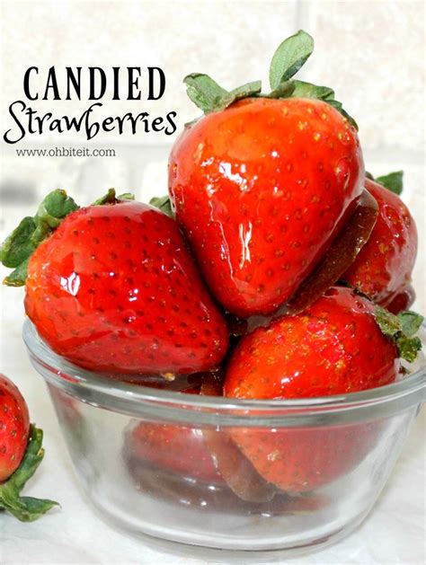 ~Candied Strawberries! | Oh Bite It