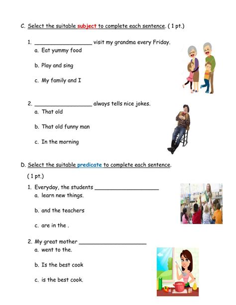 Grade 2 Grammar Quiz 1 Worksheet Live Worksheets Worksheets Library