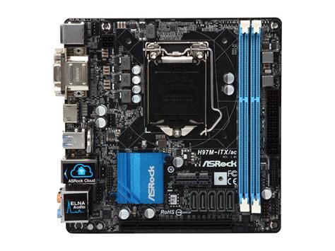 Asrock H M Itx Ac Lga Mini Itx Intel Motherboard Newegg Ca