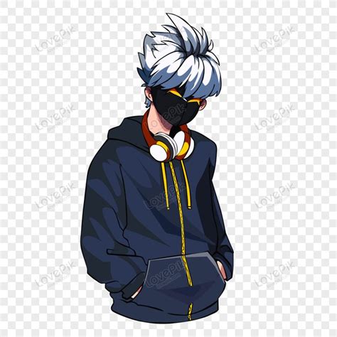 Cartoon Character Image Of A Cool Boy Cool Character Editable Game