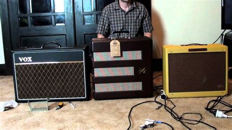 Fender Ec Vs Fender Excelsior Vs Vox Ac Youtube