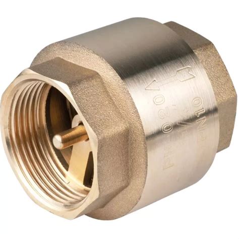 Brass In Line Spring Assisted Check Valve 200 Psi Wog 48 Off