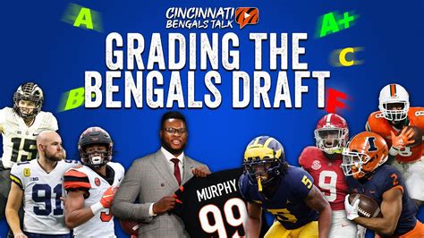 Cincinnati Bengals Draft Report Card Grading Every Pick Youtube