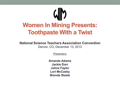 Presentation Minerals Education Coalition