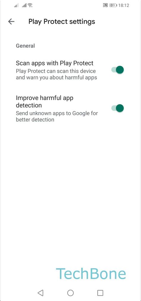 How To Enable Or Disable Google Play Protect Huawei Manual Techbone