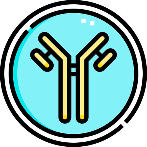 Antibody Detailed Straight Lineal Color Icon