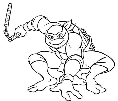 Smiling Michelangelo Coloring Play Free Coloring Game Online