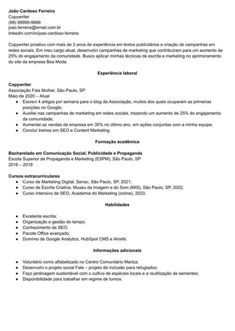 O Que Colocar Em Informação Adicional No Curriculo - Informações adicionais para currículo: o que colocar + exemplos