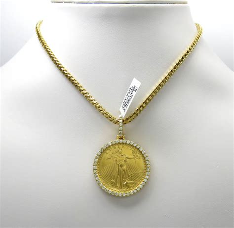 Oz Dollar K Fine Gold Lady Liberty Necklace With Off