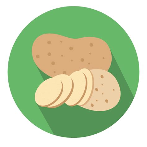 Potato Circle Icon Transparent Png And Svg Vector File