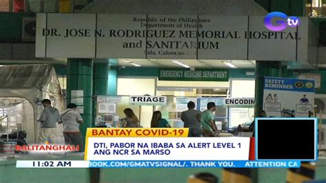 Dti Pabor Na Ibaba Sa Alert Level Ang Ncr Sa Marso Bt Video