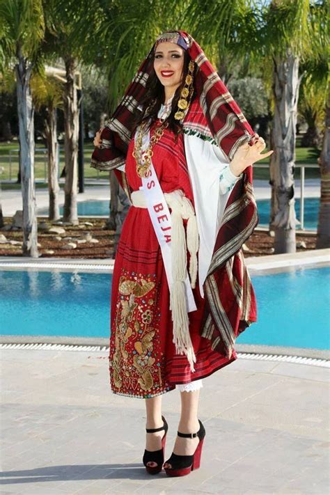 Tunisian Model From Beja Tunisian Clothes Traditional Fashion