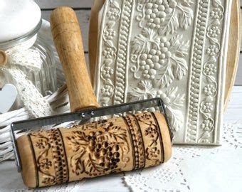 Hand Carved Rolling Pins And Stamps