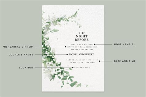 Rehearsal Dinner Invitation Wording Ideas Paperless Post