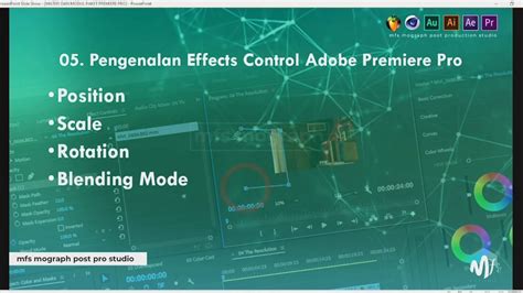 Tutorial Pengenalan Fungsi Menu Effects Control Adobe Premiere Pro