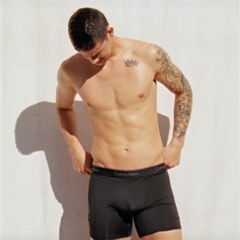 James Rodriguez Strips Down For Mycalvins Campaign