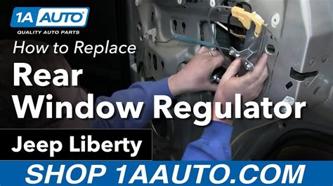 How To Replace Rear Window Regulator Jeep Liberty Youtube