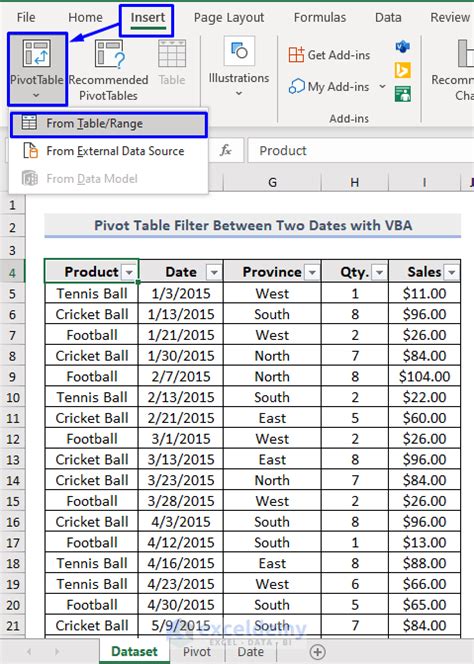 Excel Vba Create Pivot Table Filter Elcho Table