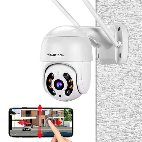 Camera Externa A Prova D'agua - Câmera Externa à Prova D'água A8 IP Wifi Full HD Infravermelho Zoom 4x ...