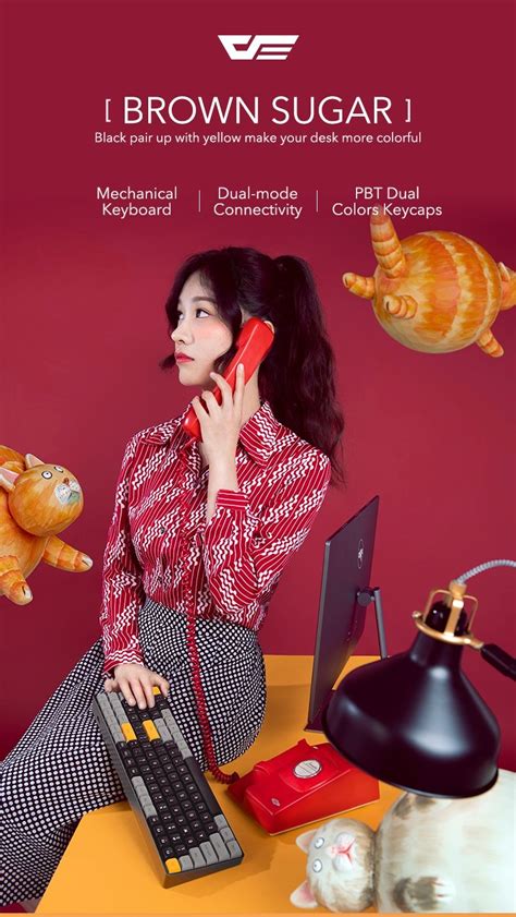 Darkflash Gd Dual Mode Wireless G Usb Hot Swap Mechanical Keyboard K Yellow Switch