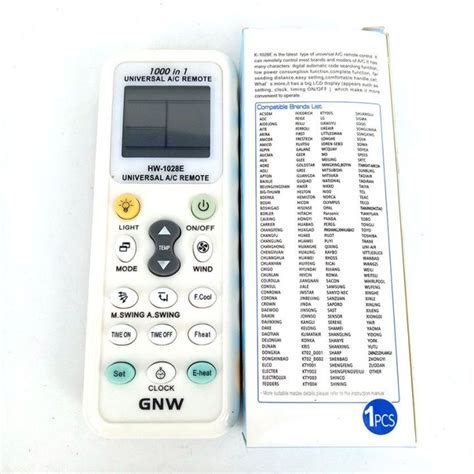 Hw E In Universal Ac Air Conditioner Remote