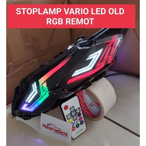 Jual Stoplamp Vario LED Old 125 150cc RGB PNP Shopee Indonesia