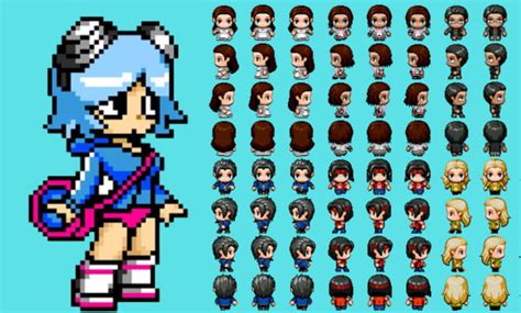 Create 2d Pixel Sprite Sheet Pixel Art 2d Game Character Sprite Sheet Animation