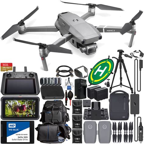 DJI Mavic 2 Pro Foldable Quadcopter Fly More Kit With DJI Smart