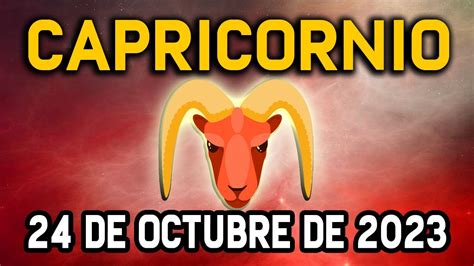 𝐋𝐥𝐞𝐠𝐚 𝐮𝐧𝐚 𝐛𝐮𝐞𝐧𝐚 𝐧𝐨𝐭𝐢𝐜𝐢𝐚Horóscopo de hoy Capricornio 24 de Octubre