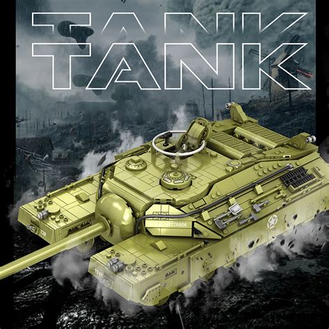 Panlosbrick 628010 T28 Heavy Tank With 2986 Pieces Mould King