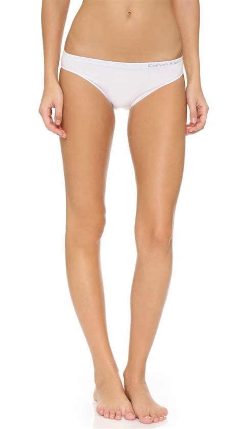 Calvin Klein Underwear Pure Seamless 3 Pack Bikini Briefs Shopbop