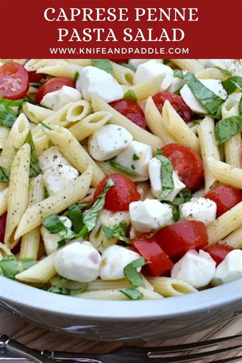 Caprese Penne Pasta Salad • Recipe Penne Pasta Salads Pasta Side