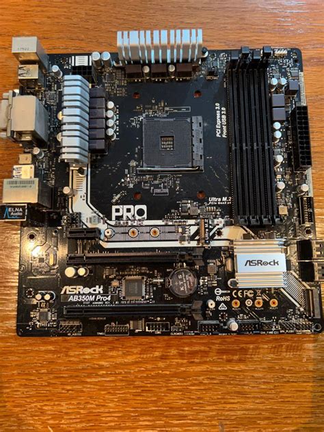 Asrock Ab350m Pro4 Computers And Tech Parts And Accessories Computer Parts On Carousell