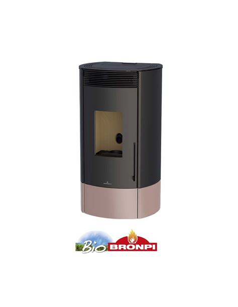 Estufa De Pellet BRONPI MILA 11 KW Nude Wifi Incluida