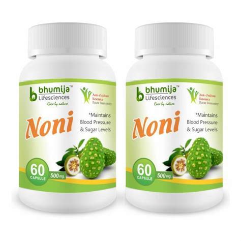 Bhumija Lifesciences Noni Capsule Pack Of Uses Price Dosage