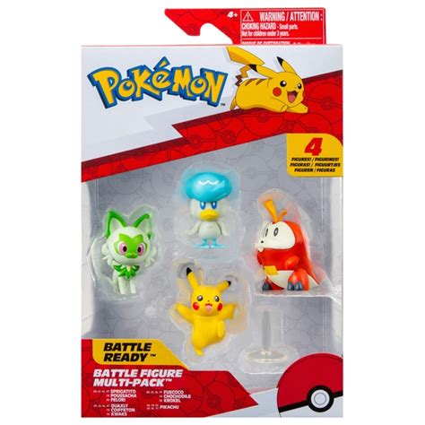 Pokémon Battle Figuren Set 4er Multi Pack Smyths Toys Deutschland