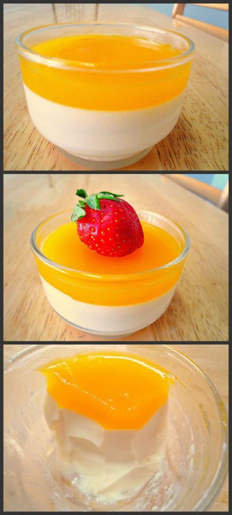 Food Wanderings Vanilla Panna Cotta With Mango Gelee